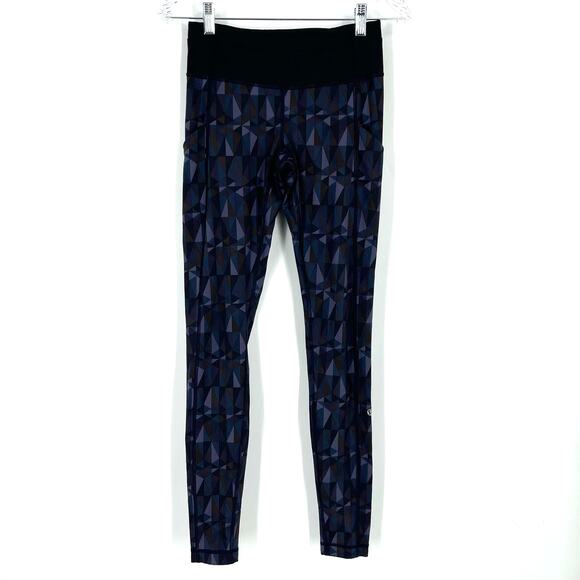 Lululemon Speed Tight II Full On Luxtreme Stained Glass Love Nightfall Black 4 - Picture 1 of 5
